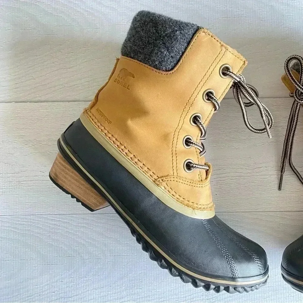 Sorel Slimpack II Lace Boots Sz 7‎